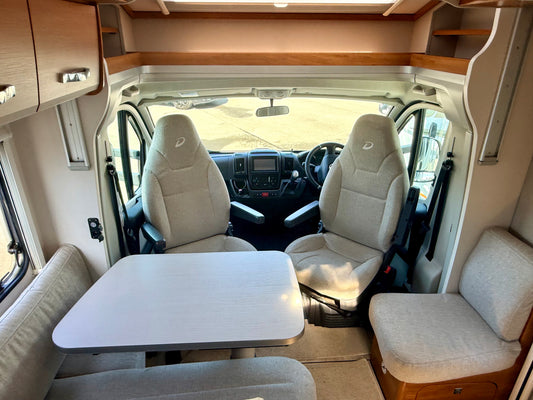 2019 Dethleffs Trend with Island bed plus drop down bed.