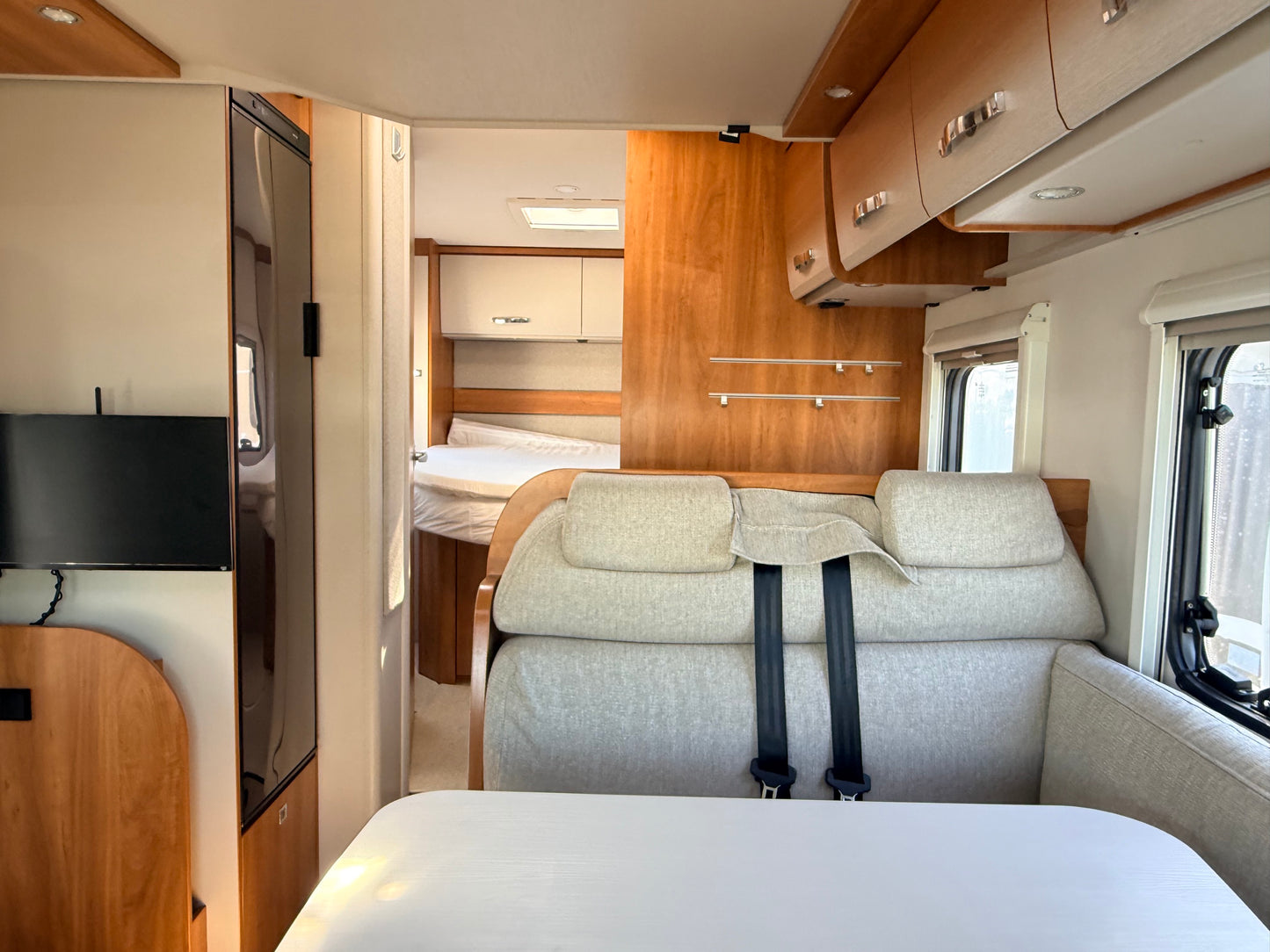 2019 Dethleffs Trend with Island bed plus drop down bed.