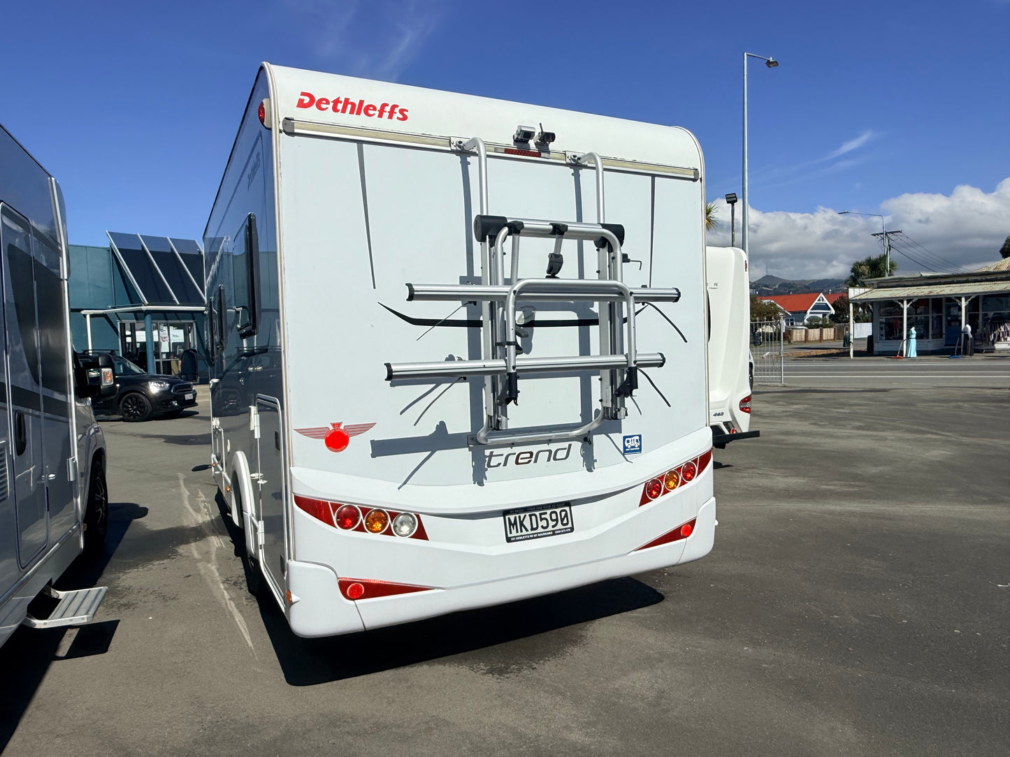 2019 Dethleffs Trend with Island bed plus drop down bed.